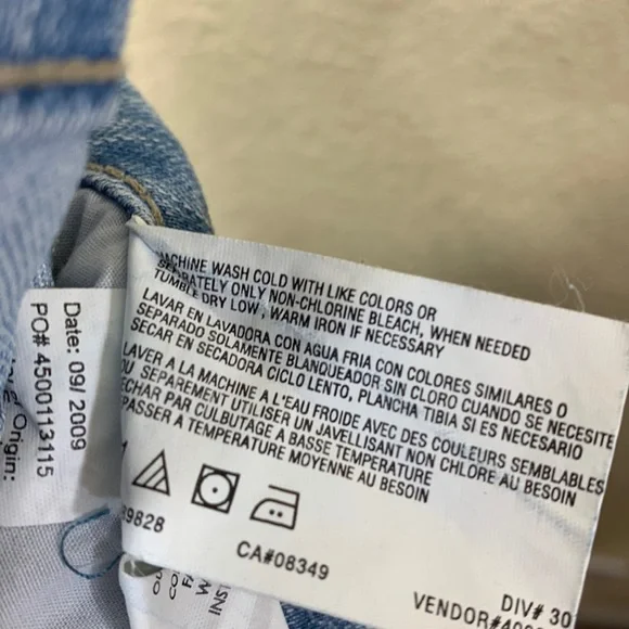 Anne Klein Denim Jeans Capris Pants Blue 14 Average Flap Back Pockets - Picture 10 of 16